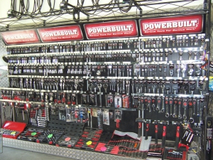 Large Powerbuilt tool selection